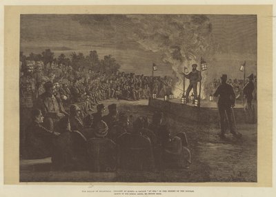 Le secours de Khartoum, concert à Korti, un marin en mer dans le désert du Soudan - Melton Prior